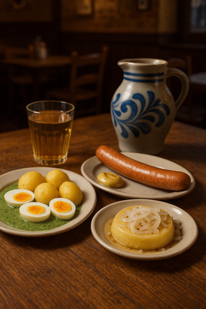 Comida tipica tradicional de Frankfurt