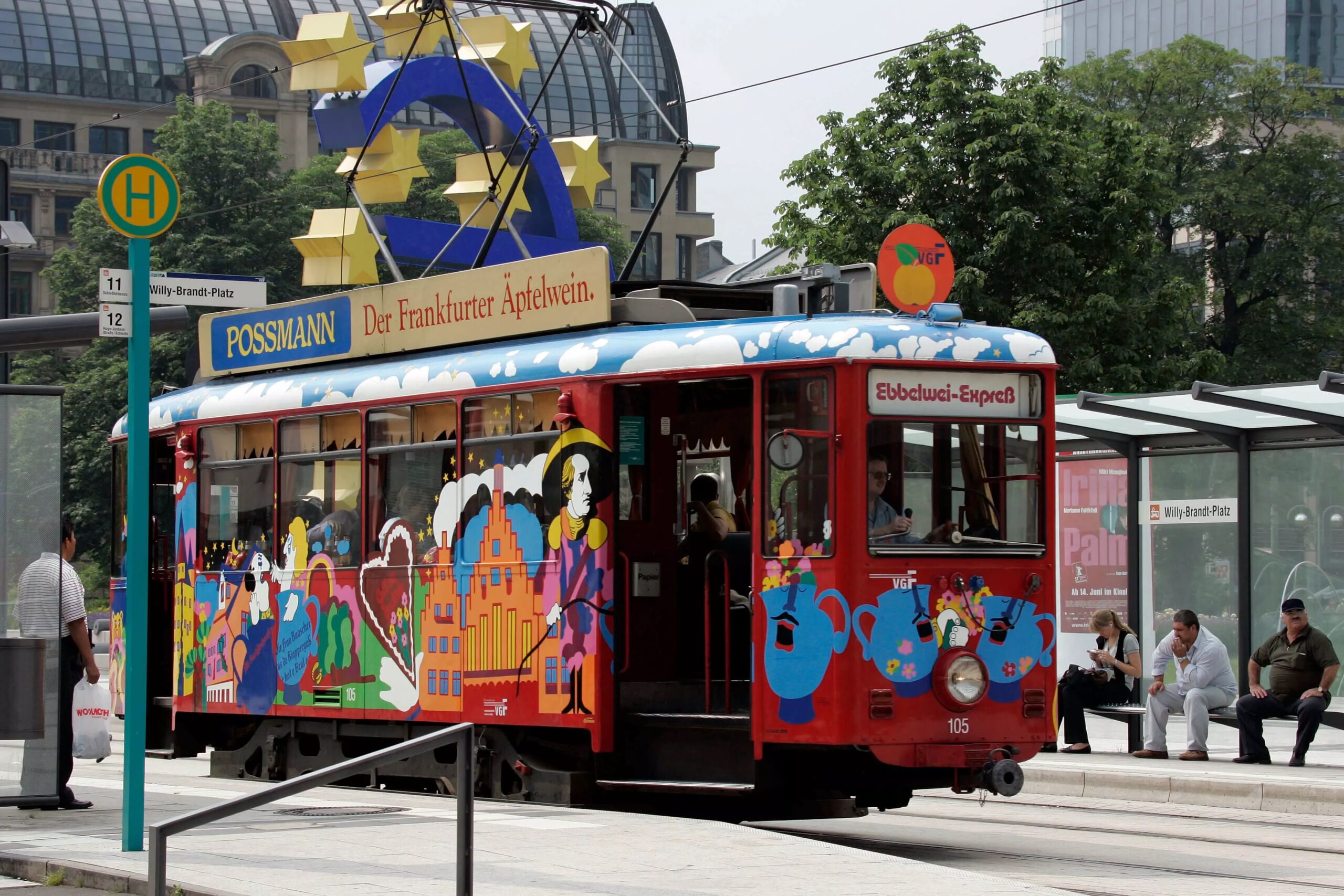 Ebbelwei Express tranvía turístico de Frankfurt