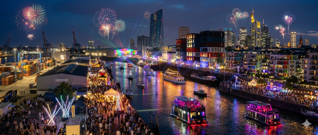 Osthafen Festival Frankfurt concierto y actividades en el puerto
