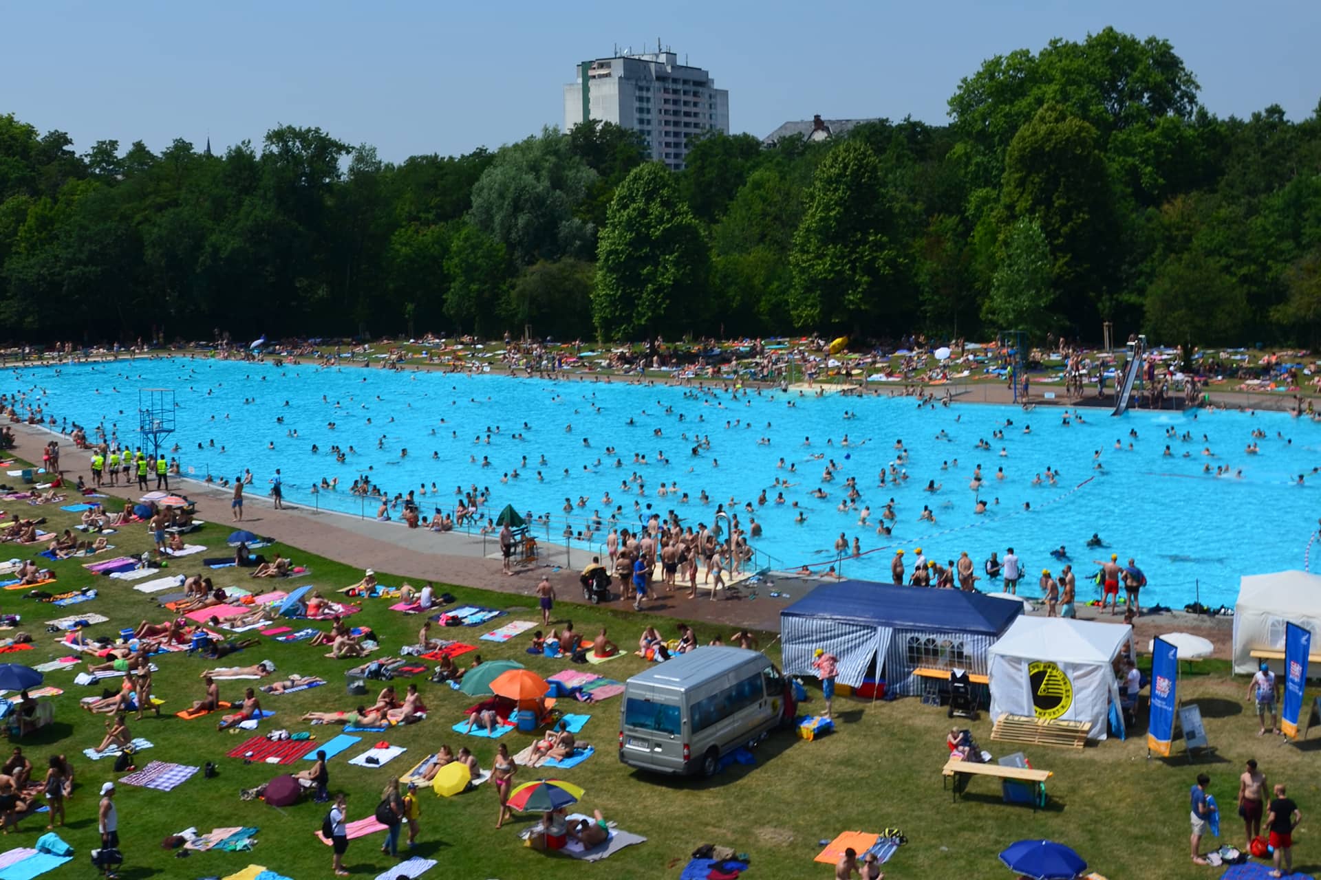 Brentanobad piscina al aire libre en Frankfurt am Main