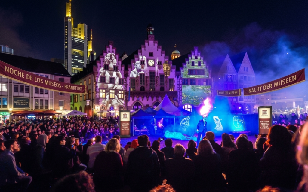 Museumsuferfest Frankfurt fnoche de los museos