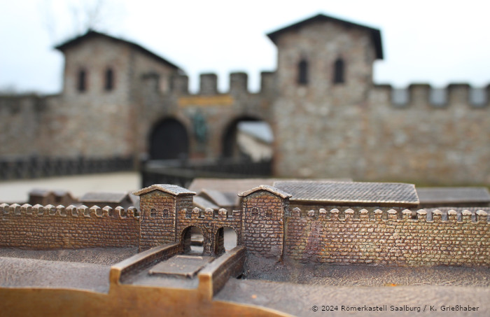 Saalburg fortaleza romana cerca de Frankfurt