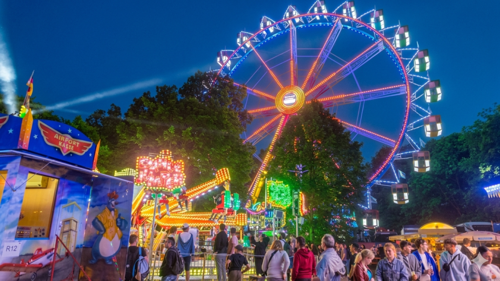 feria en el bosque interurbano mas grande de Alemania